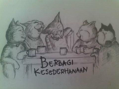 Setelah diperhatiin, trnyta begini kelakuan mrk stiap mlm di kedai klo ud sepi, pantes tiap pagi ad 5 gelas sisa kopi