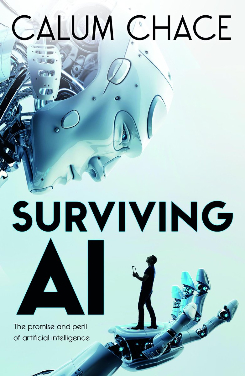 cccalum's tweet photo. Ben Goertzel on "Surviving AI" (out 8 Sep):
"a book about the potential End of the World that is fun to read" http://t.co/NzAwv0QXqv