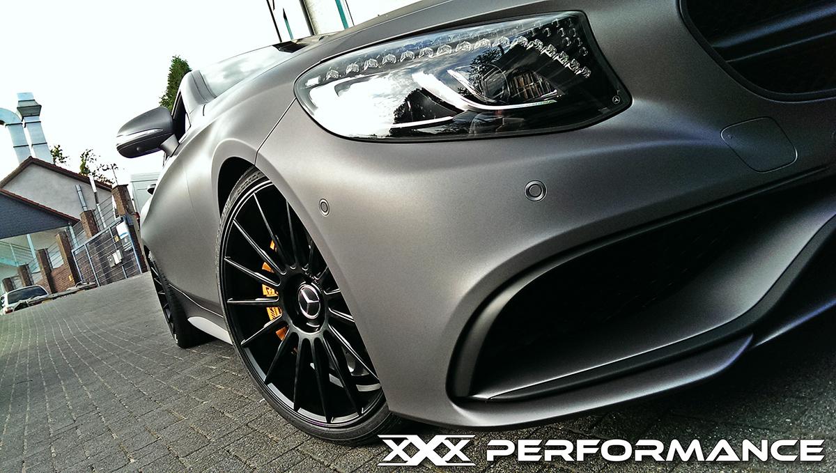 xXx_Performance's tweet photo. #MercedesBenz S-Class Coupe. Wrappred in charcoal matte on 21" #Artform AF401 matte black w new exhaust and more! http://t.co/NfPe8z9fD3