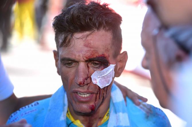 AvolaBlog's tweet photo. PAOLO TIRALONGO LASCIA LA #VUELTA 2015 - http://t.co/1V0gUhKvqU @AvolaBlog #Avola #Vuelta2015 @TiraAstana @AntCampisi http://t.co/D55LYKHcZs