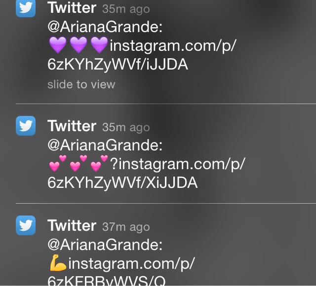 enchantayed's tweet photo. ariana tweeted but they're all instagram links http://t.co/A3y5xTQxn4