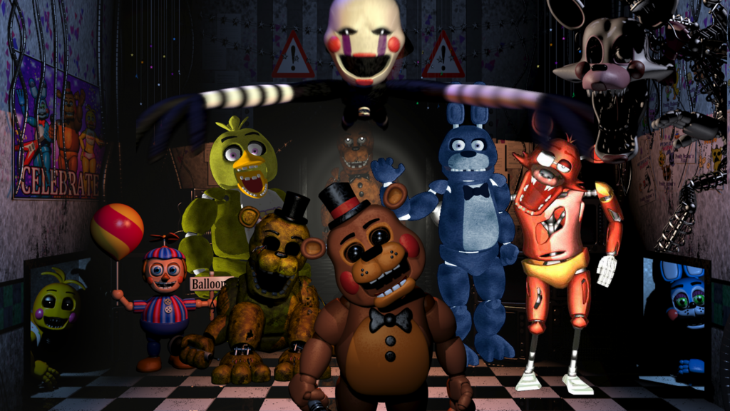 Five nights at Freddy's 4 iPhone - free download.