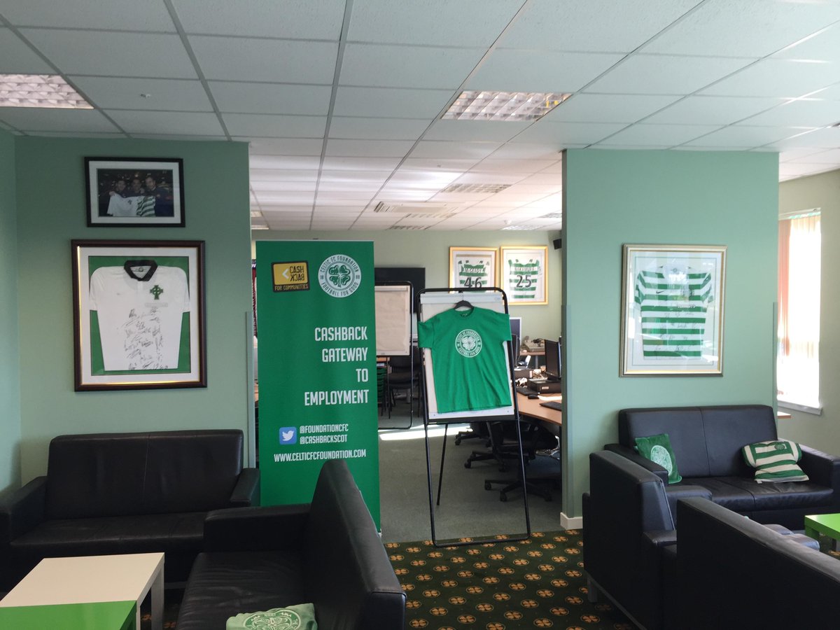 Preparations are well underway ahead of <a href="/CashBackScot/">CashBack4Communities</a> Gateway to Employment 5, good luck to all! @celticfc (AC)