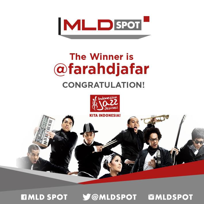 Congratulation <a href="/farahdjafar/">Faradillah</a> as a Winner #MLDSpotChallenge day 1 ( 24 Agustus 2015 ) check DM kamu yah.