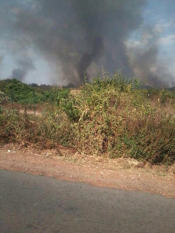 OnevoiceEA's tweet image. #Burundi : Paranoia at high stage : Around Bujumbura Airport vegetation is burning : #Clearest