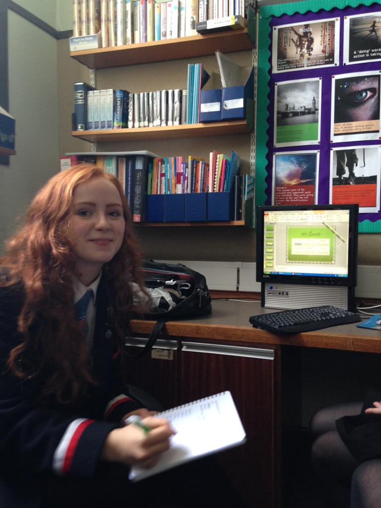 Melwin_ags's tweet photo. Our house captain @katierdavie having fun making the melvin PowerPoint for next Thursday's assembly #leaks http://t.co/v644DcGxDb