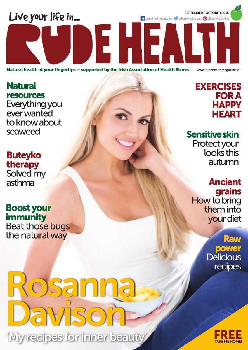 RudeHealthMag's tweet photo. Our new issue is out in @HealthStoresIrl stores/ online here: http://t.co/MbmD12SwCi #raw #celeb #seaweed #immunity http://t.co/cQriV50Gy0