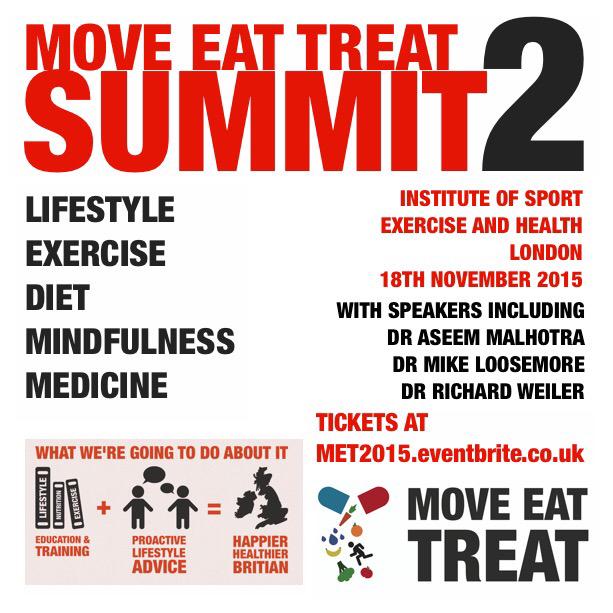 Help doctors shift from pill-pushers to lifestyle advisers! Learn more from a great line-up eventbrite.co.uk/e/move-eat-tre…