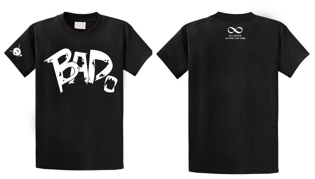 InfiniteTH's tweet photo. [Pre]T-Shirt BAD รายได้หลังหักค่าใช้จ่าย สมทบทุนทำโปรเจค > รายละเอียดสั่งซื้อ - https://t.co/QNbPE9TsnD http://t.co/Xz6DFhGO7e