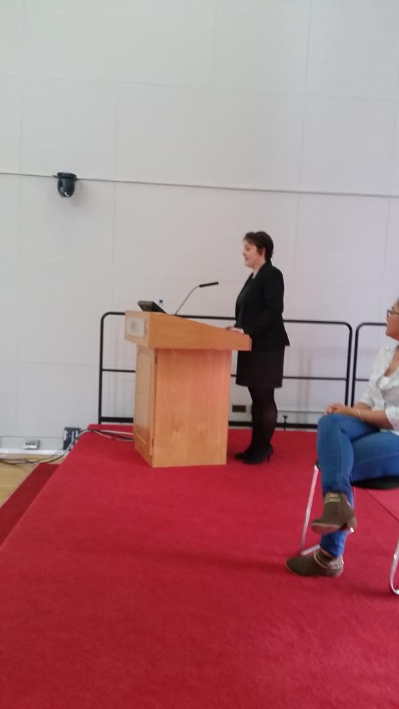 Access_UCC's tweet photo. Sharon Hannon, Mature Law Graduate, speaking now about being a Mature Student. #MSO15 http://t.co/ogEZFQW7gN