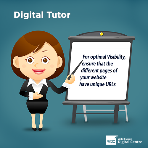 wdcnigeria's tweet image. For optimal visibility, ensure that the different pages of your website have unique URLs #DigitalTutor  #WDC