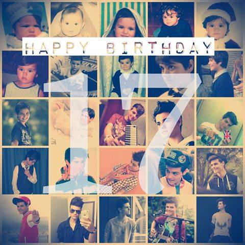  HAPPY BIRTHDAY ABRAHAM MATEO 17 YEARS GRACIAS POR TODO GRACIAS POR TU SONRISA DE CADA DIA TE AMOO<3 