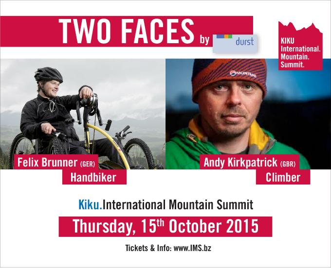 IMS_bz's tweet photo. The story of  #handbiker Felix Brunner and #mountaineer @psychovertical at the IMS. Info: http://t.co/VtoDCAYomS http://t.co/VvXqvZAEGI
