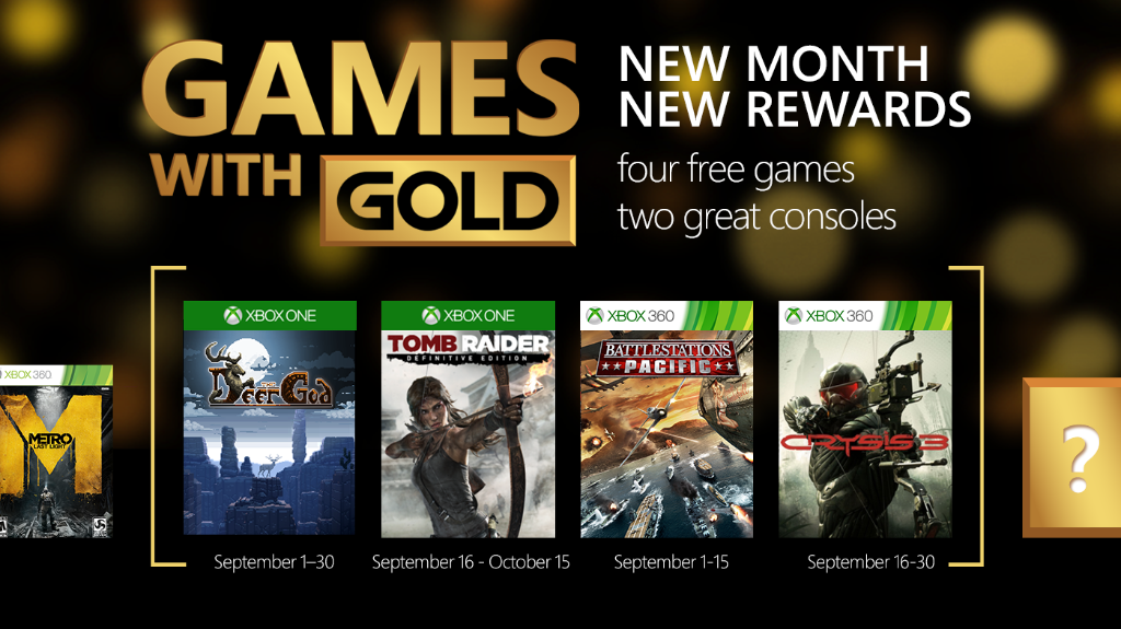games with gold settembre 2015