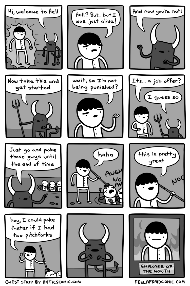 Hi, welcome to Hell.