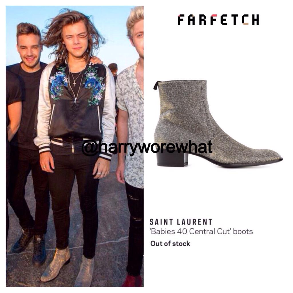 harry styles ysl boots