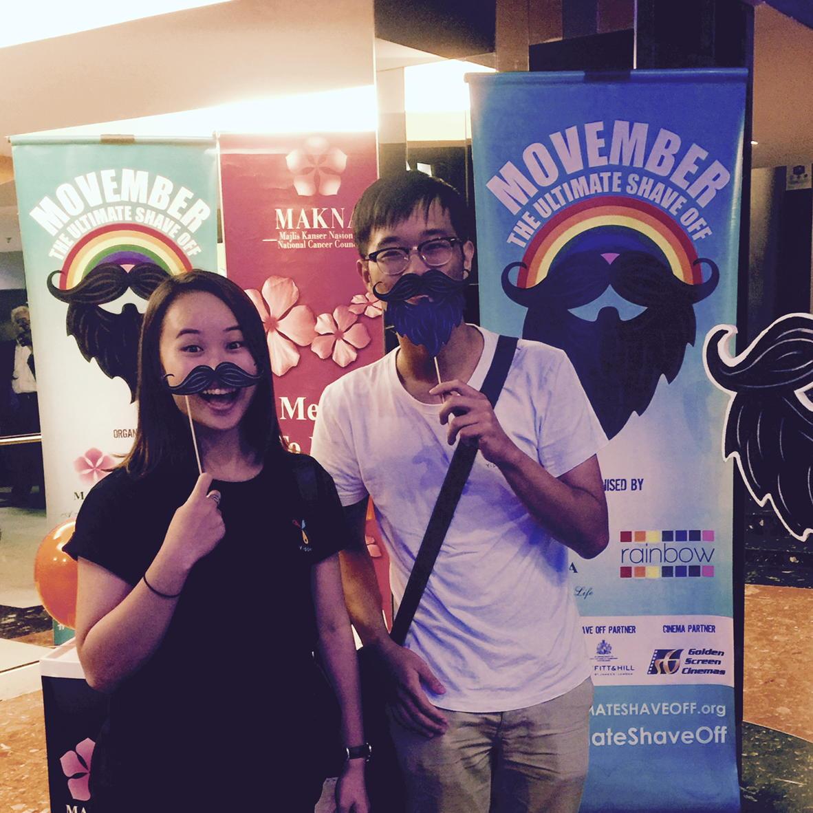 _yippeeapp's tweet photo. Our founders showing off their staches at @makna_malaysia's press conf to support prostate cancer #yippeeapp http://t.co/H6dP01MNpJ