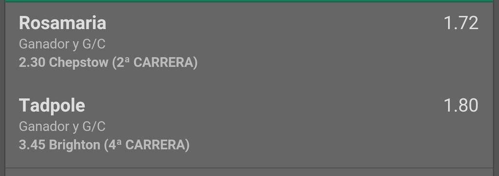 1 Pick 🏇
Stake 1,5
@ 3,11