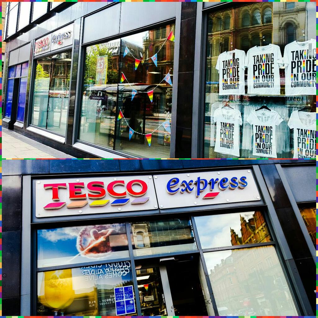 Prepped for Pride at Piccadilly! @OutatTesco
