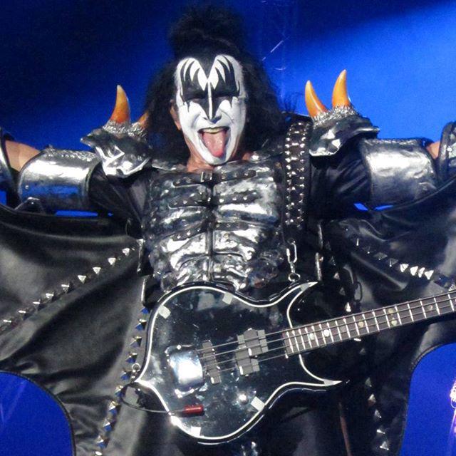  :  | Happy Birthday Gene Simmons. Posing here with KISS in Raleigh on 7/20/1 