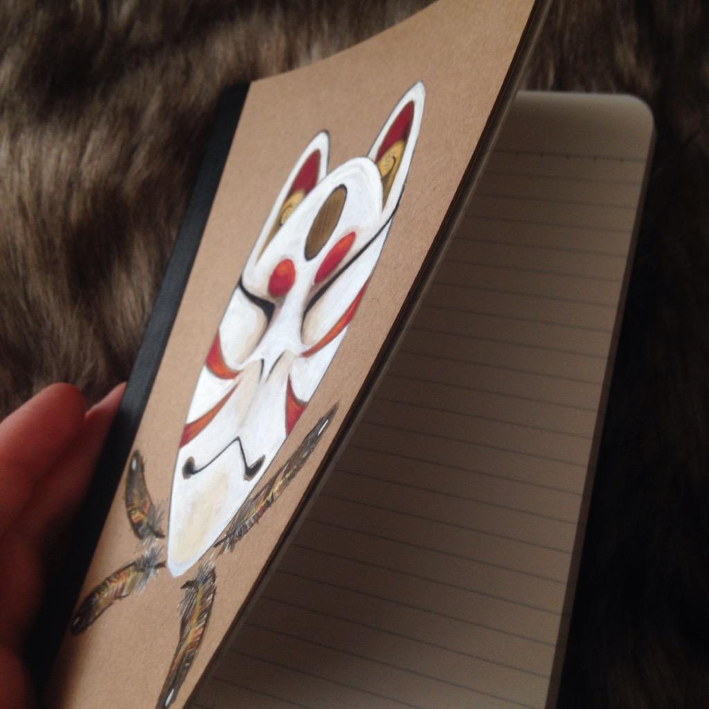 KaoruFox's tweet photo. Con prep. Kitsune mask journal no.1 ! #dokidoki15 in November :3 http://t.co/Th3CGs1Dx2
