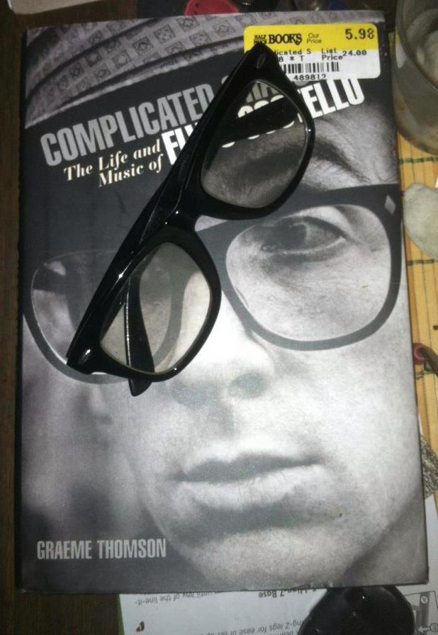 Happy Birthday to Declan Patrick Aloysius MacManus, aka Elvis Costello. This picture just happened one time. 