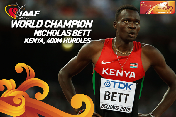Taifa_Leo's tweet image. MKENYA #NicholasBett bingwa mpya wa mita 400 kuruka viunzi duniani. Muda wake sekunde 47.79!