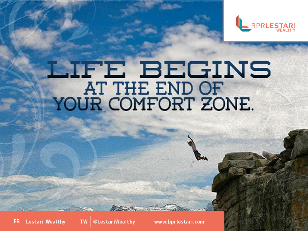 Jika Anda hanya melakukan sesuatu yg berada di dalam zona nyaman, Anda tidak akan berkembang - <a href="/MerryRiana/">Merry Riana</a>