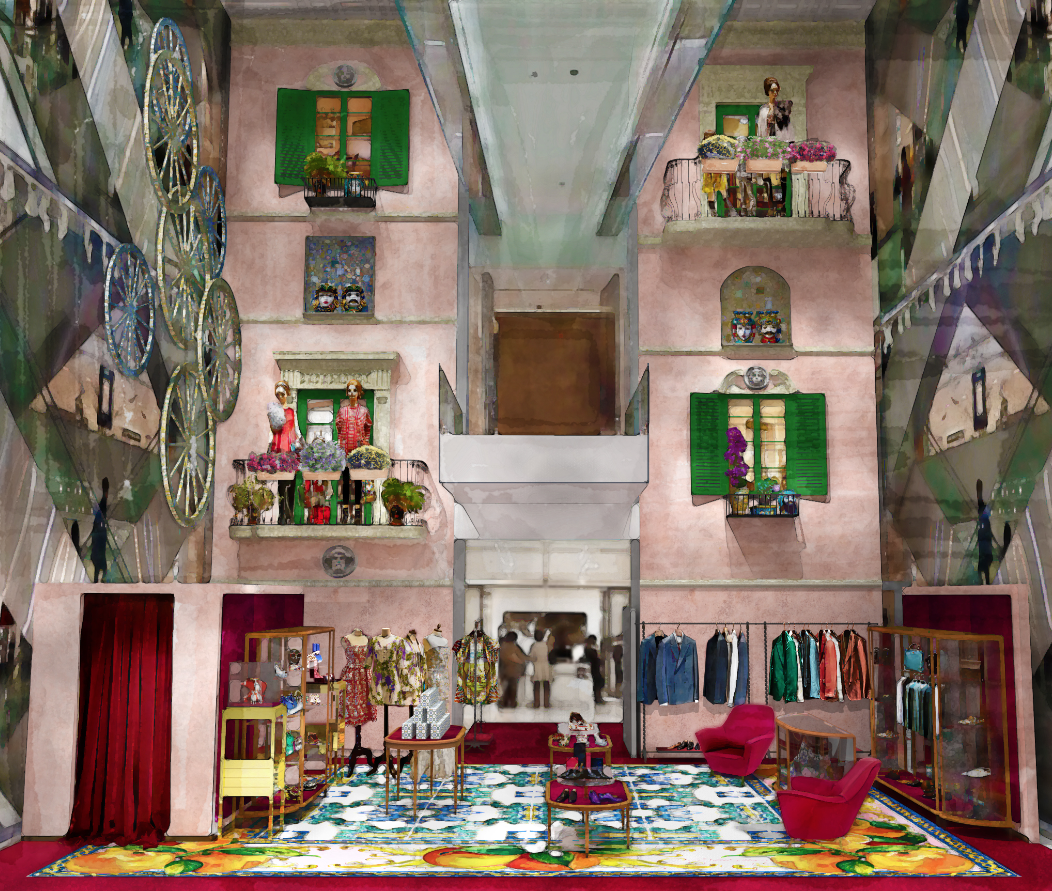 eve_marie1958's tweet photo. “@dolcegabbana: #DGLOVESPRINTEMPS celebrate “Elegance story”, the second part of @Printemps 150th anniversary. http://t.co/NwhunrvuuY”