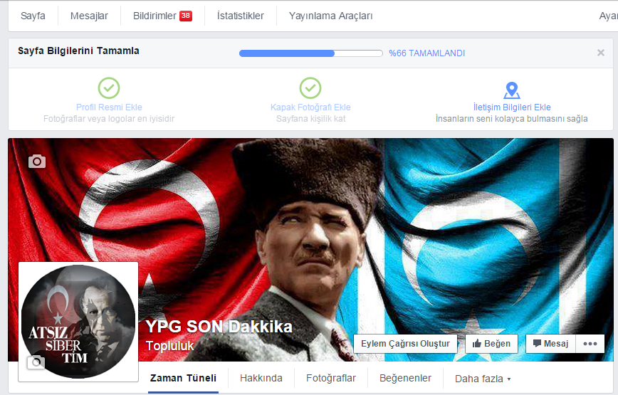 YPG Son Dakika haberleri nin sayfası hacklenmiştir ! 
facebook.com/pages/YPG-SON-…