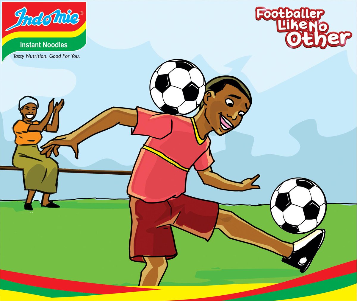 indomienoodle's tweet photo. Presenting 'Indomie Tag Your Friend' contest!Have a friend who is a footballer like no other?#indomie #Tagyourfriend http://t.co/5kmv7WLRbq