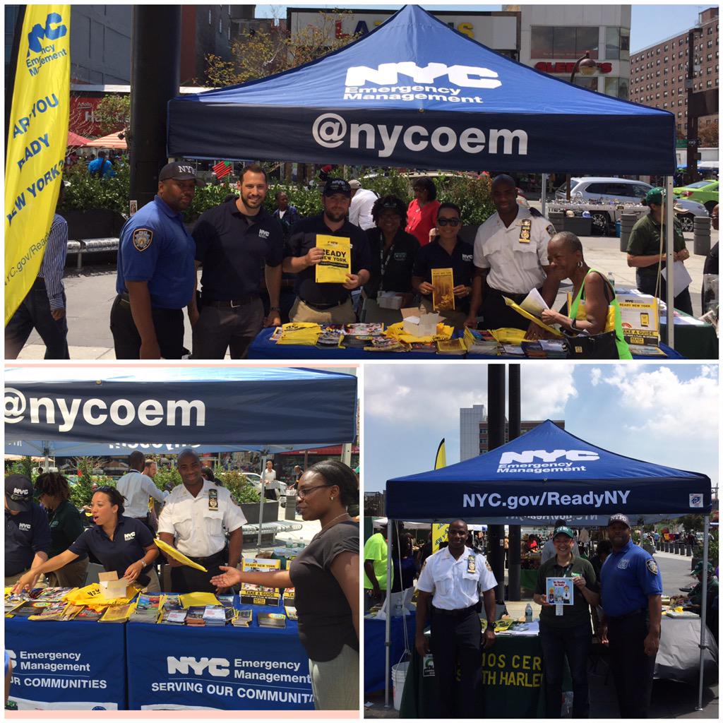 Learning about emergency preparedness today @nycoem mobile office #Harlem State Office Building W/ @SouthHarlemCERT