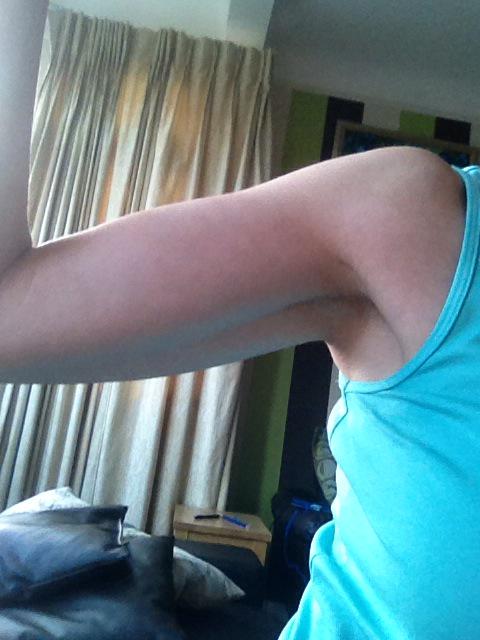 gillybrody's tweet photo. Pleased with my arms @Chris_WWright Pursuit Fitness in Esher. http://t.co/q2Yan0VXLL