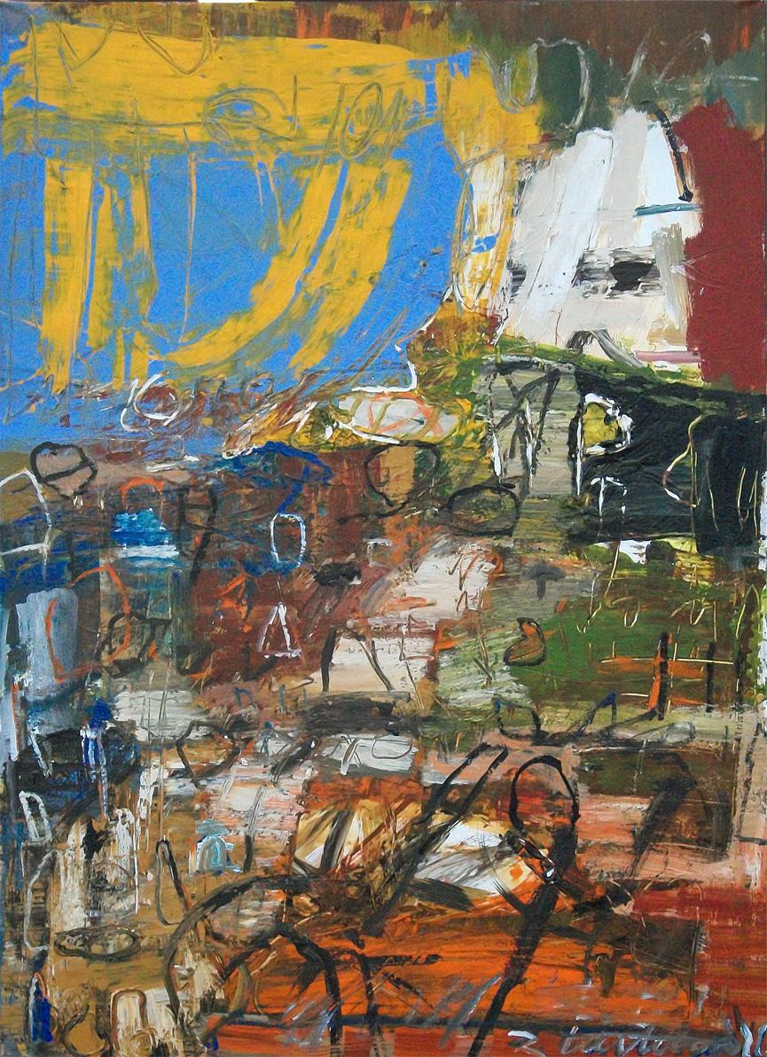 raoultony's tweet photo. 'Never on Sunday' 2011  66x48" acrylic/mixmed/on canvas http://t.co/SygepWu1pk