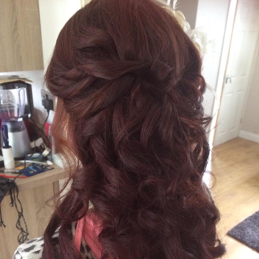 Hair Fantasy On Twitter Half Updo Ready For Chester Races X