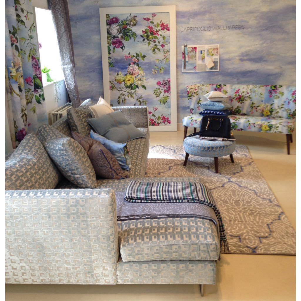 Letterlijk in de wolken, mooie inspirerende dagen, volop zin in de rest vd week! #Caprifoglio #DesignersGuild #wonen