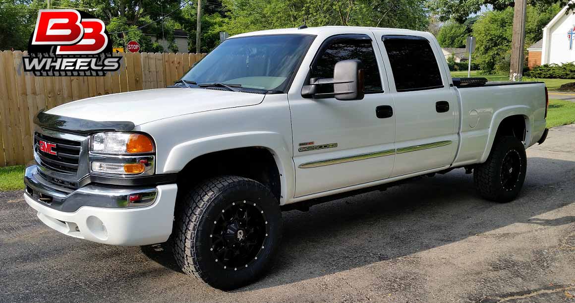 bbwheelsonline's tweet photo. 18x9 #Dropstar #645B wheels on a #GMC 2500. Thanks for the business Mark! http://t.co/5TtFEIWVVD