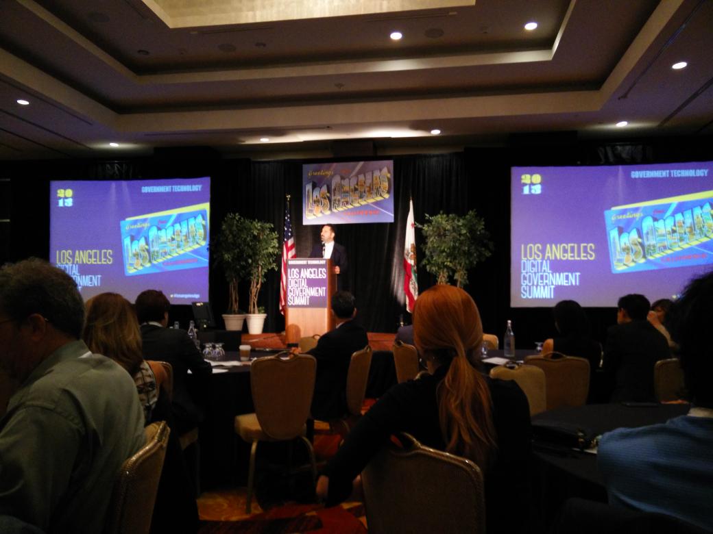 Ted Ross, Los Angeles #ITA General Manager and #CIO opening at #GovTech #losangelesdgs #EmpowerLA