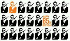 \"The things I do for England\". Happy 85th birthday to the original Bond & the template 007, Mr Sean Connery. 