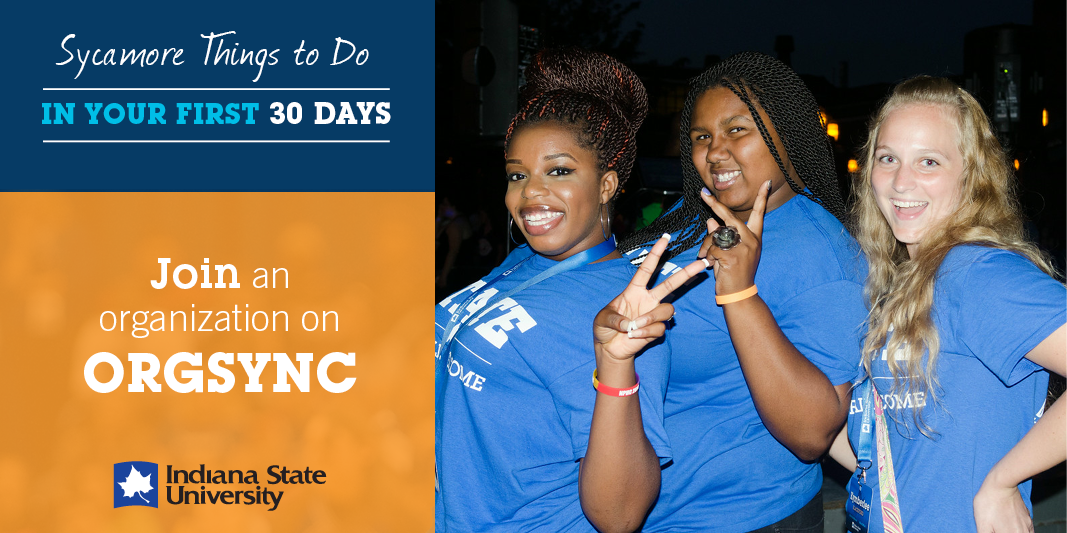 indianastate's tweet photo. Ready to get more connected on campus? Join an organization! The Student Org Expo is tomorrow: http://t.co/va03Tf9gvw http://t.co/mL6JWMaTvA