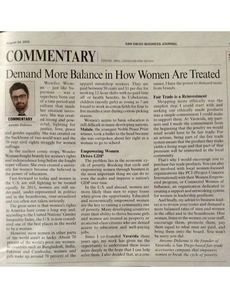 Vava_Vida's tweet image. @adidienne wrote a fantastic #oped on #womenrights. the business world is getting it wrong. #womensequalityday