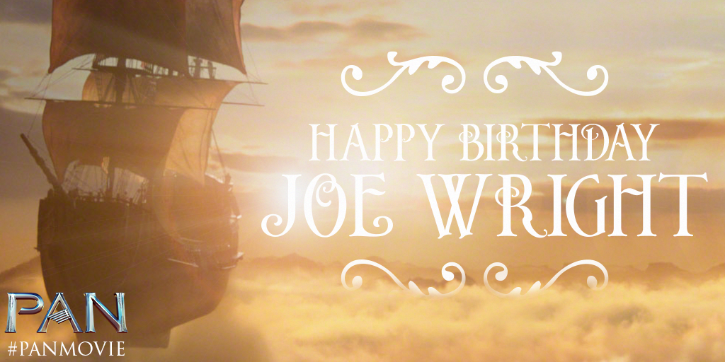 Wishing the brilliant Joe Wright a happy birthday! 