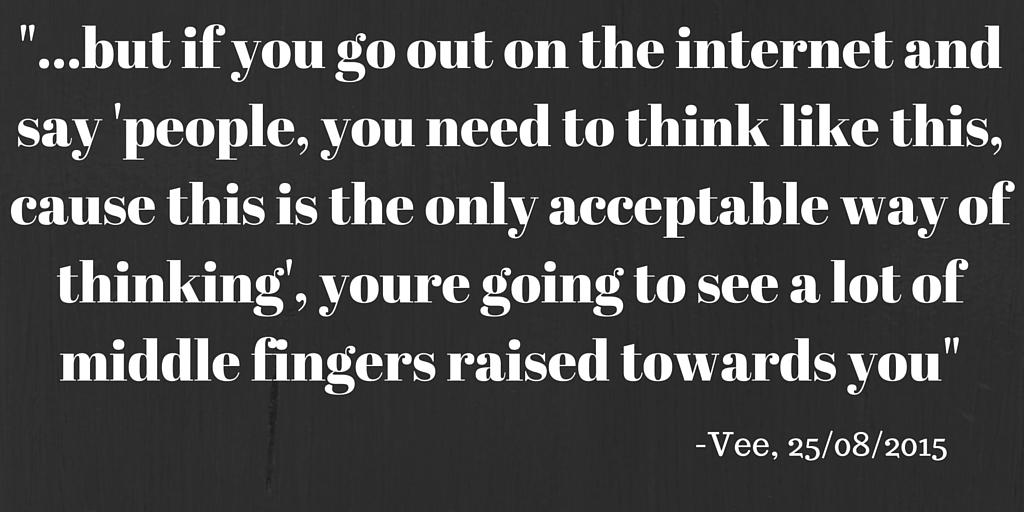 publicidadenlin's tweet photo. great quote from @Veeh_Ro, a lot of SJWs will find this enlightening #GamerGate http://t.co/oQVZyxcZh3