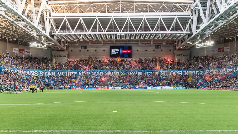 picsofsweden's tweet image. Picture from yesterday's derby between Djurgården and Hammarby