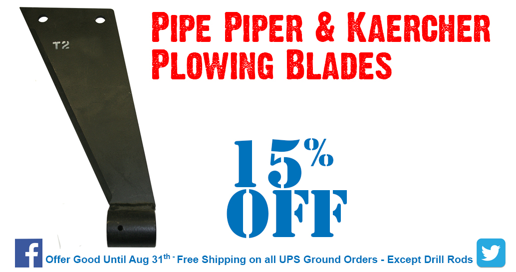 TripleDNJ's tweet photo. Pipe Piper &amp; Kaercher Plowing Blades –15% OFF until August 29, 2015! Get the deal now!: http://t.co/1VO5KMo4Q5 http://t.co/eGoN92Xwsh
