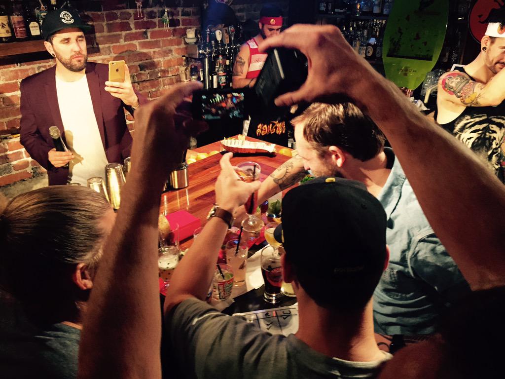 Congrats <a href="/RevelRoom/">Revel Room</a>'s Chris Enns, at <a href="/baratekid/">Barate Kid</a>. That was a hell of a performance. Breakout night for Jarred too #YVR