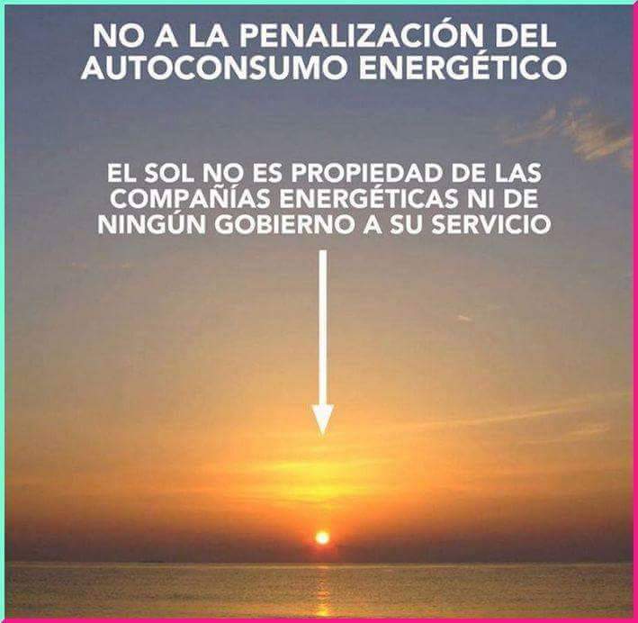 DRYmadrid's tweet photo. El Sol es de todas
NO a la penalización del #autoconsumo energético
#QueremosAutoconsumo http://t.co/ttqdkyjWNi