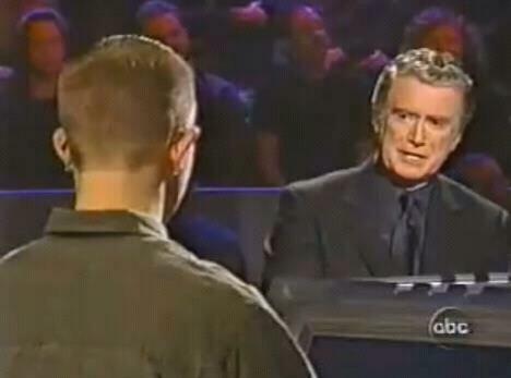 Happy Birthday, Regis Philbin! Yes, that\s the back of my head pictured with Reege! 