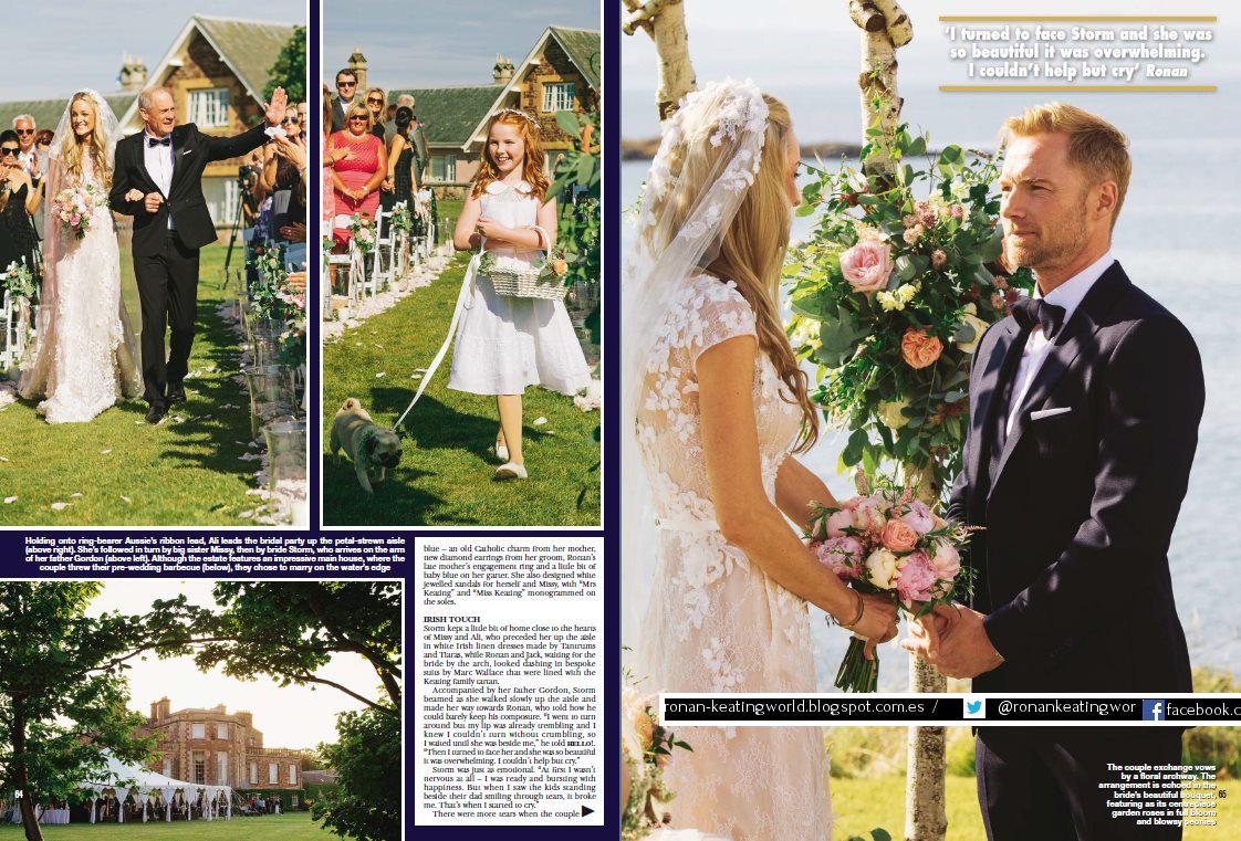 ronankeatingwor's tweet photo. (Scan 1) @ronanofficial @Storm_Keating wedding (Hello Magazine) http://t.co/AOYyBJtxzv