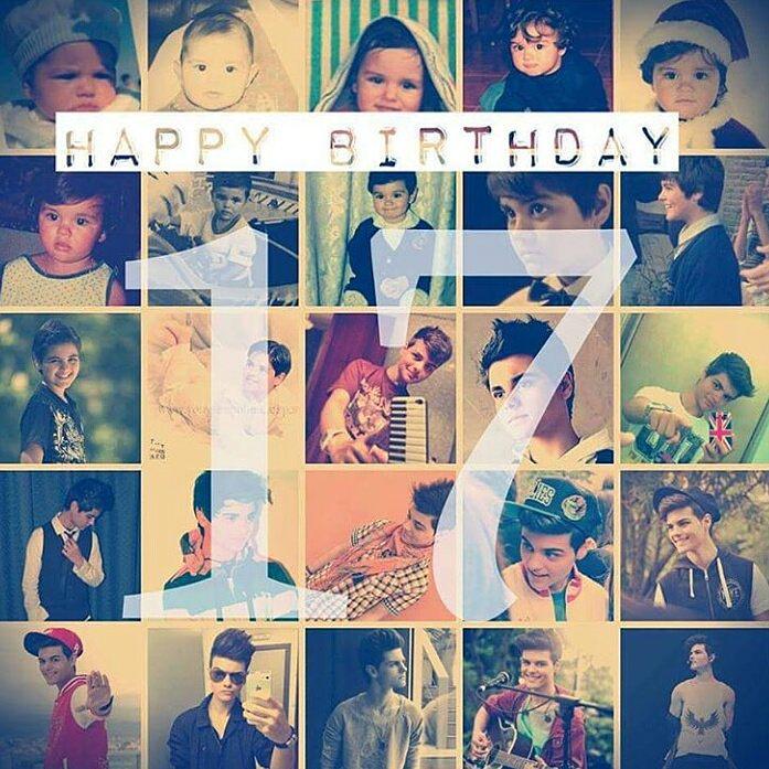 Happy birthday Abraham Mateo todas las abrahamers te queremos feliz día.        